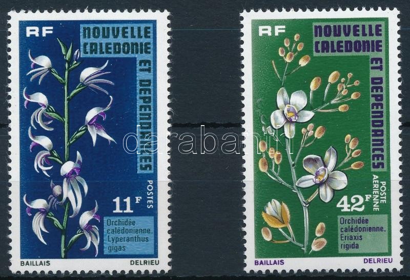 Orchidea sor 2 értéke, Orchids 2 stamps