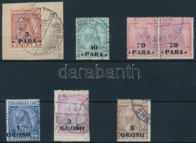 Definitive set (Mi 43 in pair), Forgalmi sor (Mi 43 párban)