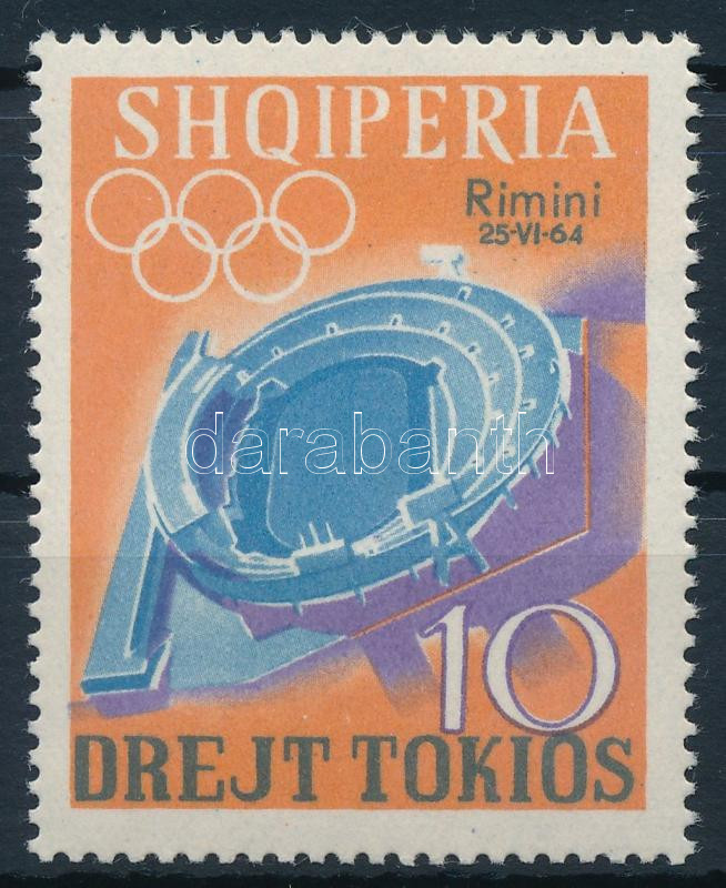 Olympics overprinted stamp, Olimpia felülnyomott bélyeg