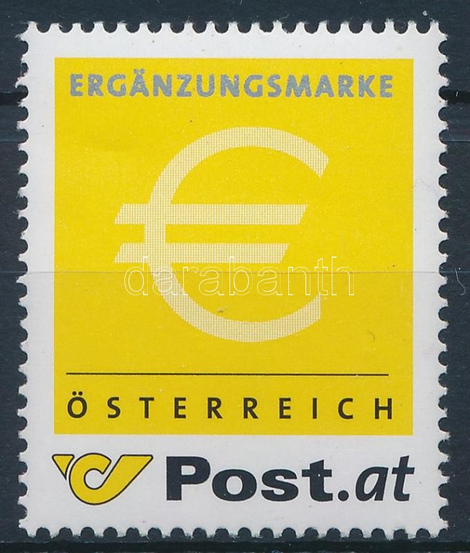 Érték nélküli fogazott kiegészítő bélyeg, Perforated additional stamp without face value
