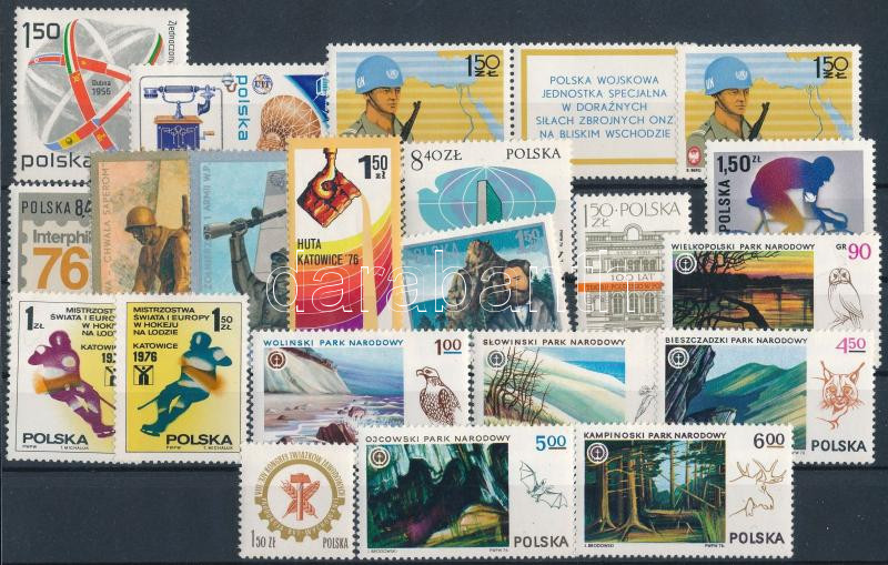 20 diff stamps with sets, 20 klf bélyeg, közte sorok