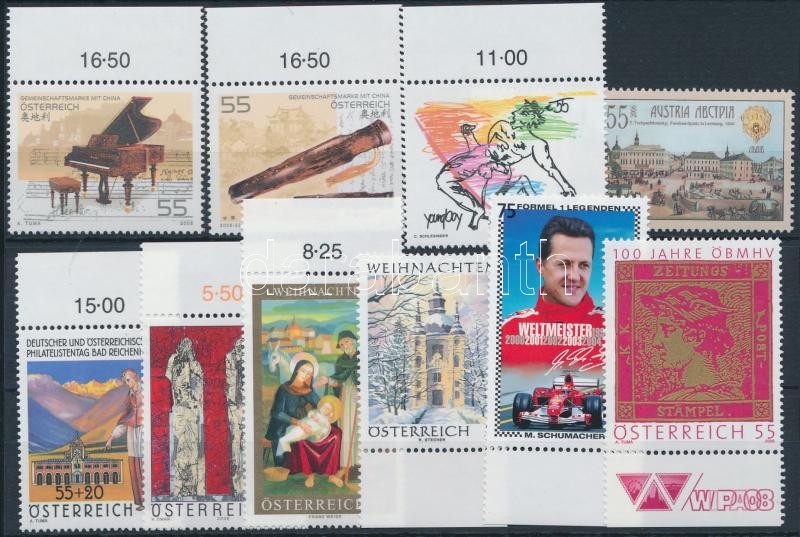 10 klf ívszéli bélyeg, 10 margin stamps