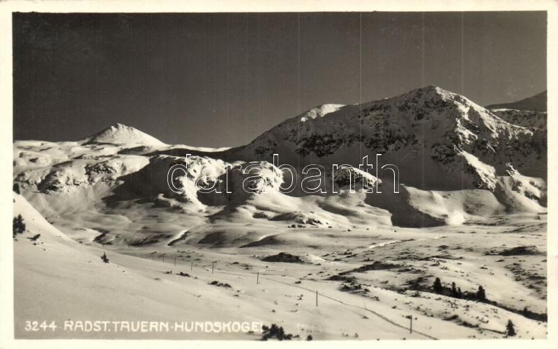 Radstadt, Radstadter Tauern; general view, Hundskogel, mountains