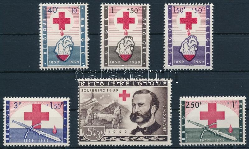 100 éves a Vöröskereszt sor, Centenary of Rec Cross set