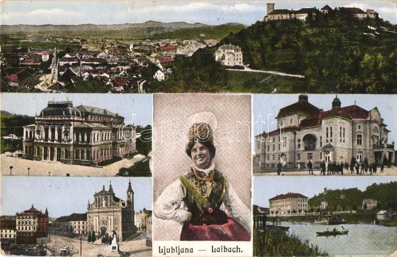 Ljubljana, Laibach; theatre, folklore