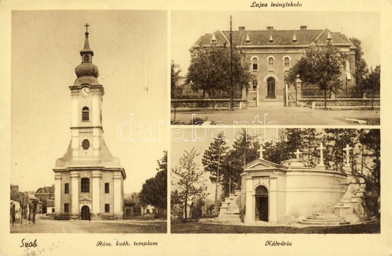 Szob, Római katolikus templom, Kálvária, Lujza leányiskola