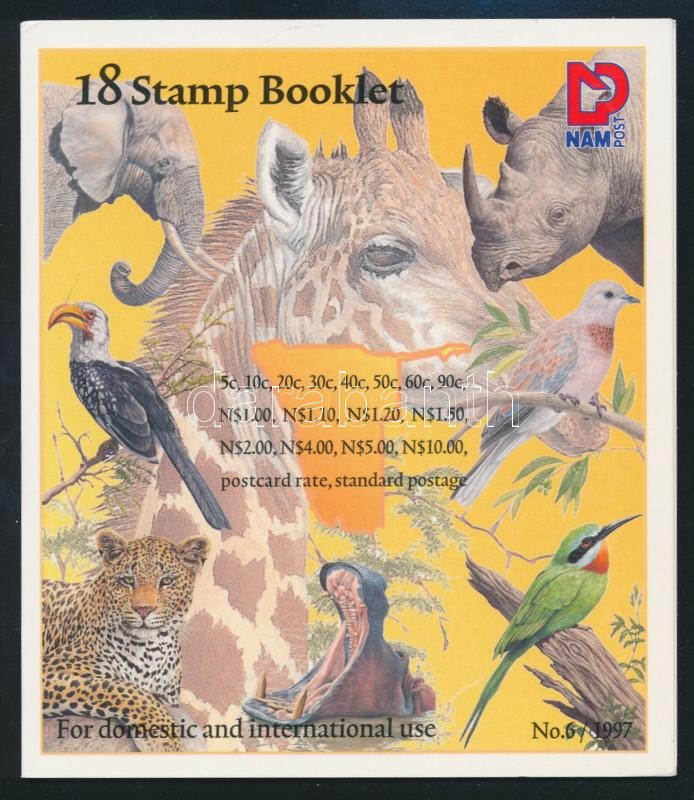 Plants and animals stamp booklet, Növények és állatok bélyegfüzet