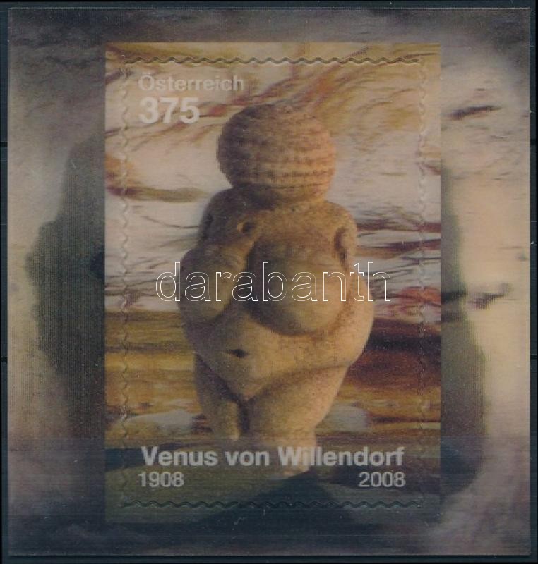 Willendorfi Vénusz 3 dimenziós öntapadós blokk, Venus of Willendorf 3D self-adhesive block