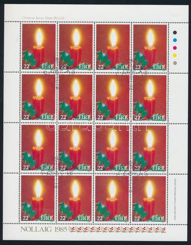 Karácsony kisív, Christmas minisheet