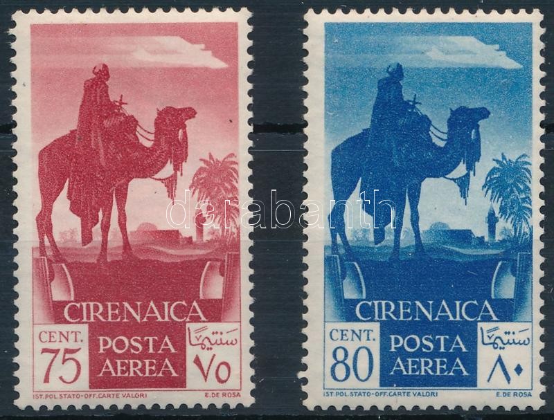 2 airmail stamps, 2 klf légiposta bélyeg