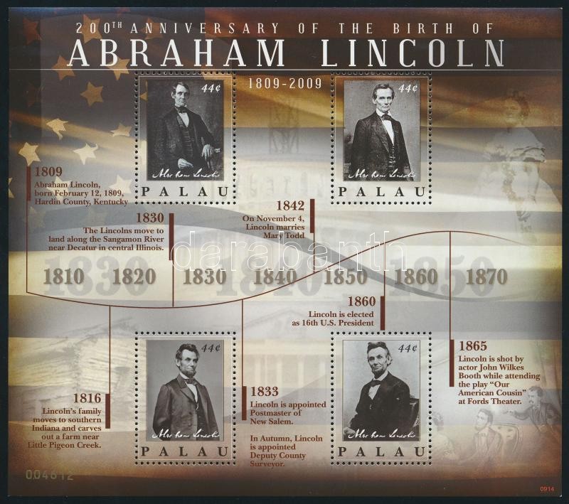 Lincoln kisív, Lincoln mini sheet