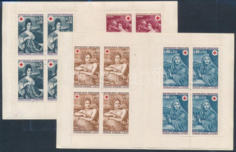 1968-1969 Red Cross stamp-booklets, 1968-1969 Vöröskereszt bélyegfüzetek