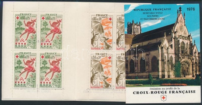 1975-1976 Red Cross stamp-booklets, 1975-1976 Vöröskereszt bélyegfüzetek