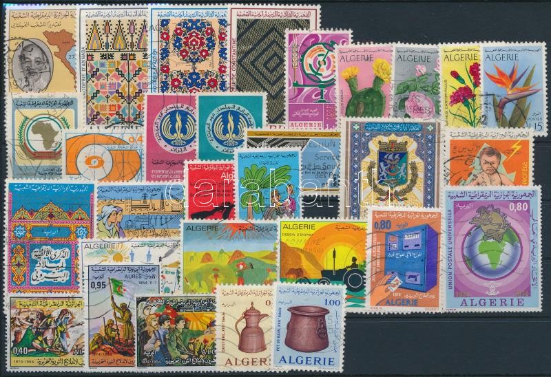 1973-1974 30 stamps, 1973-1974 30 klf bélyeg, közte sorok