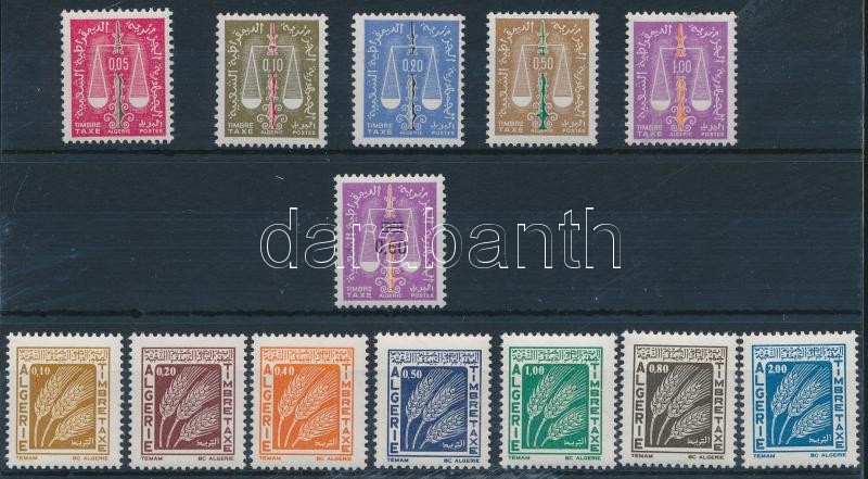 1963-1972 Portó sorok, 1963-1972 Postage due sets