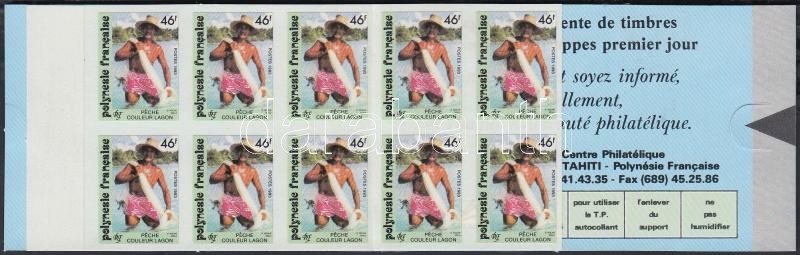 Fishing self-adhesive stamp-booklet, Halászat öntapadós bélyegfüzet