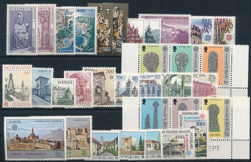 Europa CEPT 65 különféle bélyeg, Europa CEPT 65 stamps