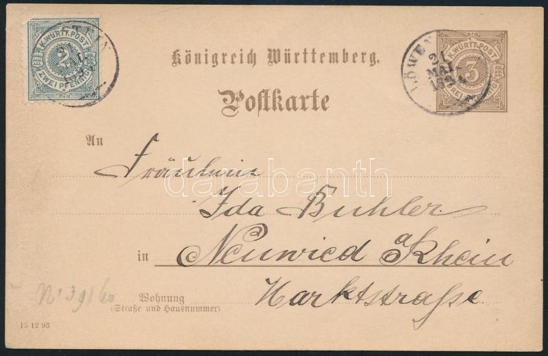 Német államok - Württemberg 1894