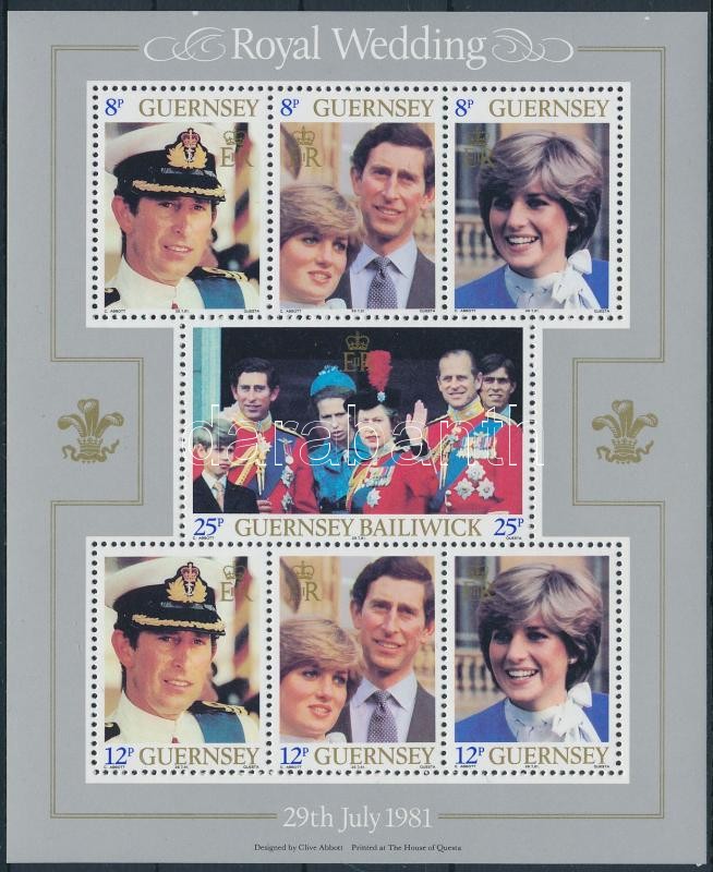 Prince Charles and Lady Diana block, Károly herceg és Lady Diana blokk