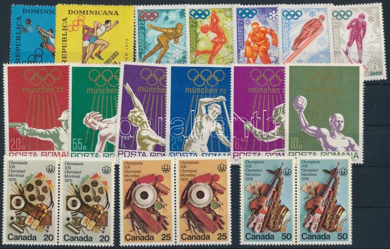 1972-1976  Olympics 4 sets, 1972-1976  Olimpia 4 klf sor