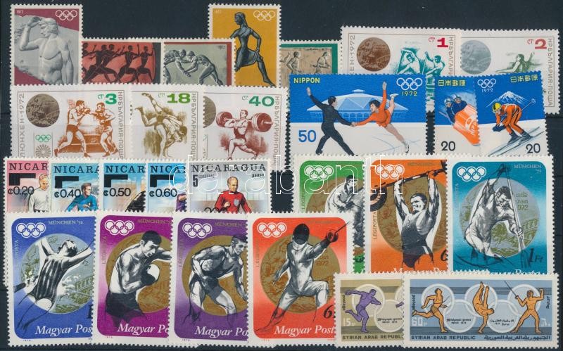 1972-1973 Olympics 4 diff sets, 1972-1973 Olimpia 6 klf sor