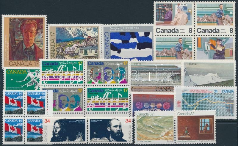 1979-1998 24 klf bélyeg + kisív, 1979-1998 24 stamps + mini sheet