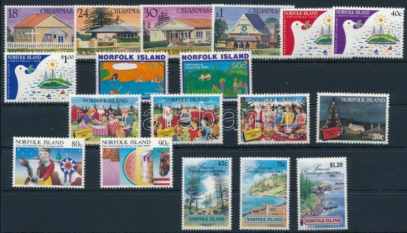 1981-1992 18 klf bélyeg, 1981-1992 18 stamps