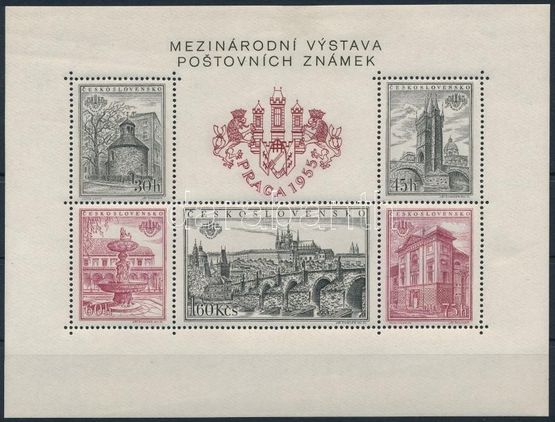 Nemzetközi Bélyegkiállítás Prága blokk, International Stamp Exhibition Prague block