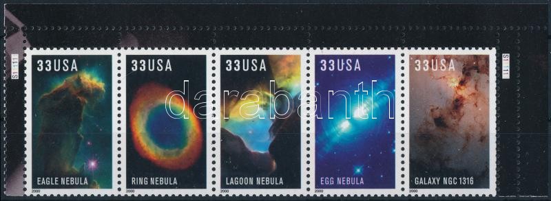 Edwin P. Hubble Asztronómus sor ötöscsíkban, Edwin P. Hubble Astronomer set stipe of 5