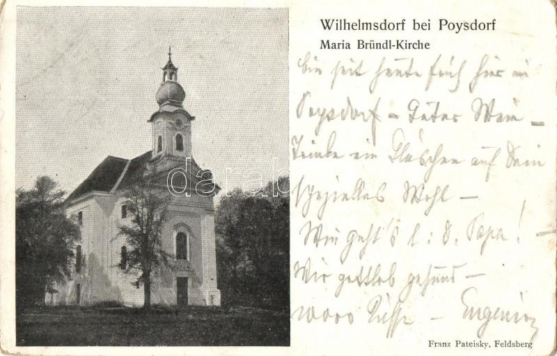 Wilhelmsdorf bei Poysdorf, Maria Bründl-Kirche / church