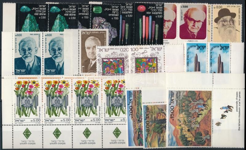 1972-1982 4 sets + 2 stripes of 5 + 2 stamps, 1972-1982 4 klf sor + 2 klf 5-ös csík + 2 klf önálló érték