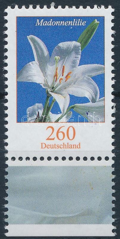 Virág ívszéli, Flower margin stamp