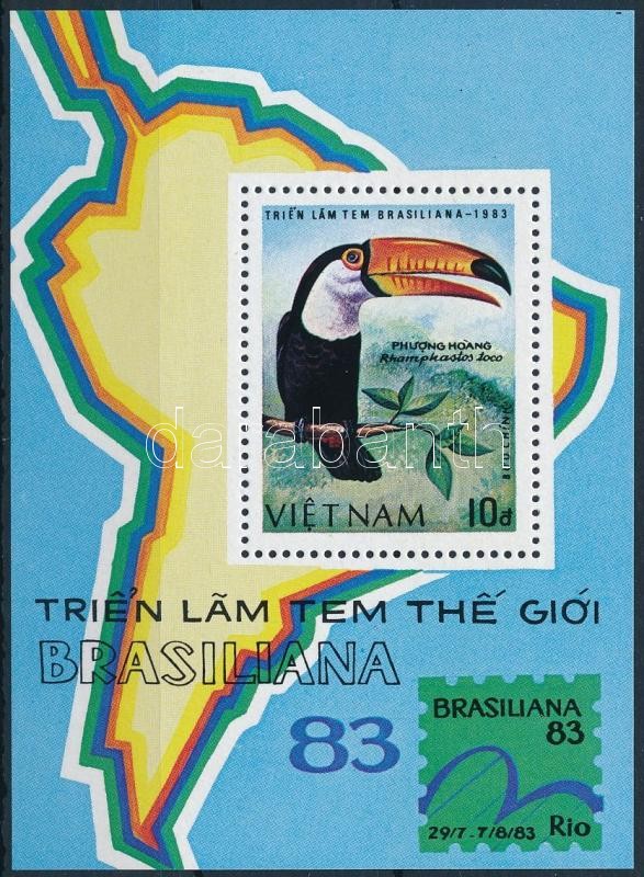 International Stamp Exhibition Brasiliana '83, Rio de Janeiro block, Nemzetközi Bélyegkiállítás Brasiliana '83, Rio de Janeiro blokk