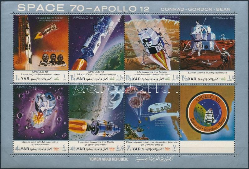 Apollo program mini sheet, Apolló program kisív