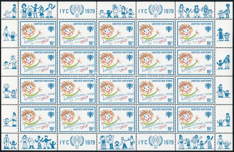 Nemzetközi gyermeknap kisívsor, International Day of Children mini sheet set