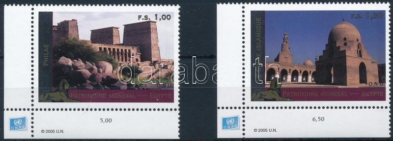 Világörökség: Egyiptom ívsarki sor, World Heritage: Egypt corner set