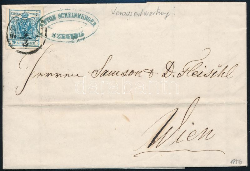 9kr with blue company seal on cover 