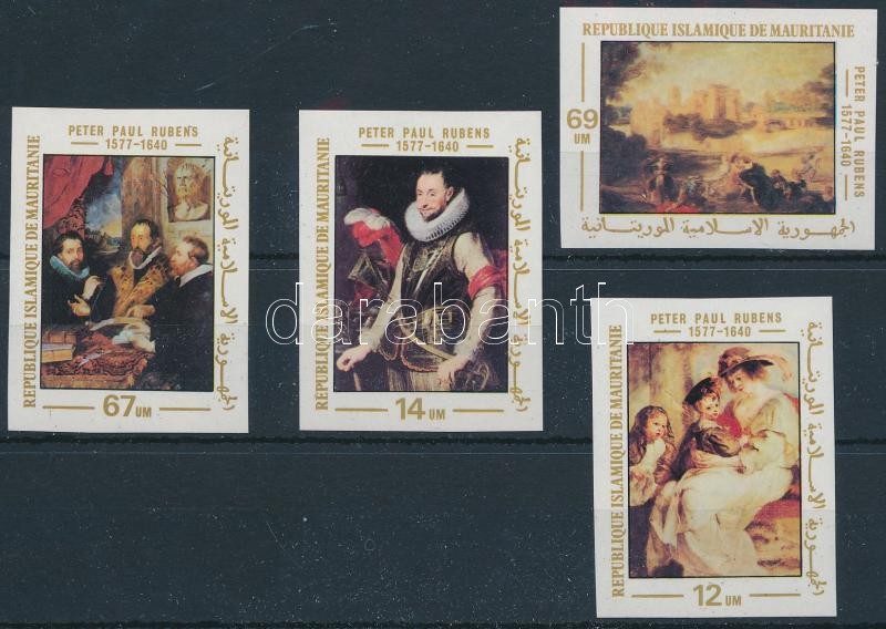 Rubens festmény vágott sor, Rubens paintings impeforated set