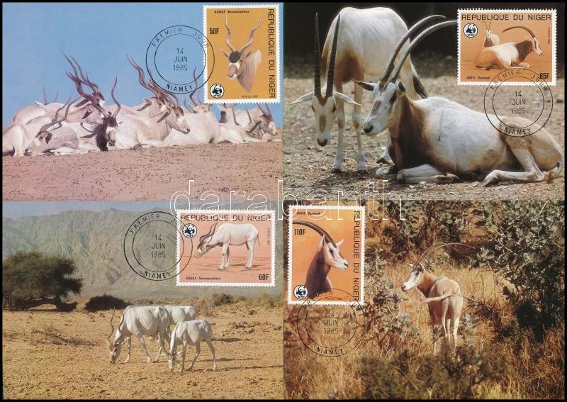 WWF: Antilop sor 4 CM-en, WWF Antelope set 4 CM
