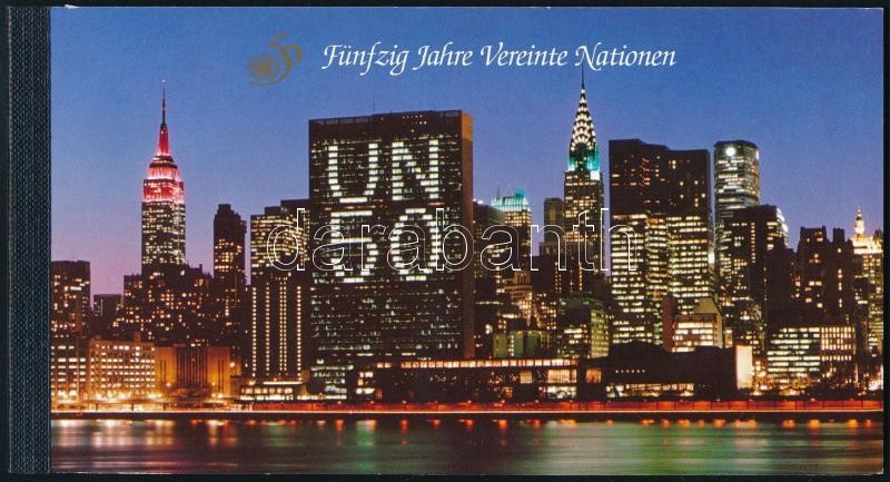 50 éves az ENSZ bélyegfüzet, UN stampbooklet