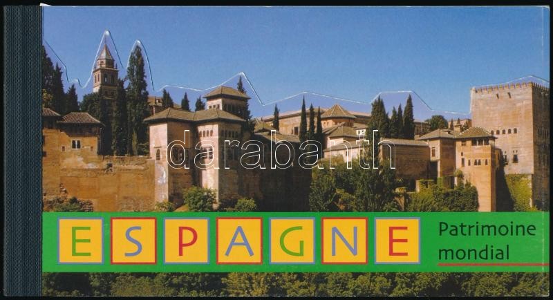 UNESCO World Heritage, Spain stampbooklet, UNESCO Világörökség, Spanyolország bélyegfüzet