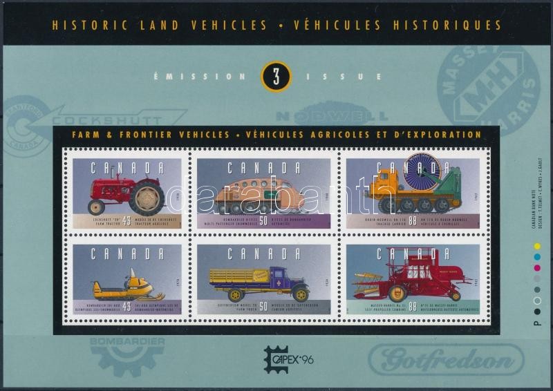 Történelmi járművek (III) blokk, Historic vehicles (III) block