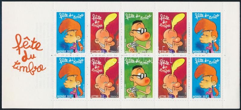 Comic stamp-booklet, Képregény bélyegfüzet