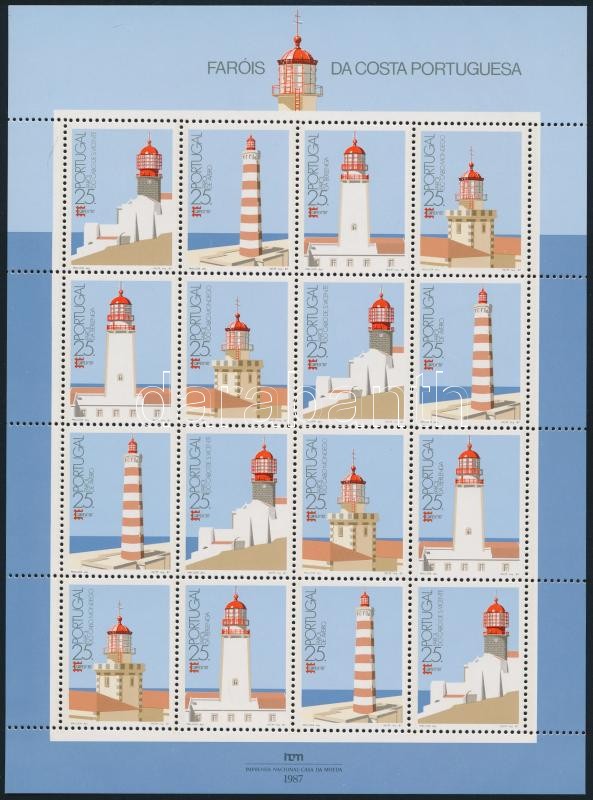 CAPEX bélyegkiállítás, világítótornyok kisív, CAPEX stamp exhibition, lighthouses minisheet