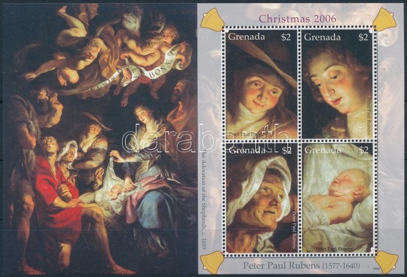 Rubens festmény kisív, Rubens mini sheet