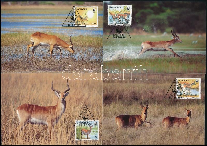 WWF Antilope set on 4 CM, WWF antilop sor 4 db CM-en
