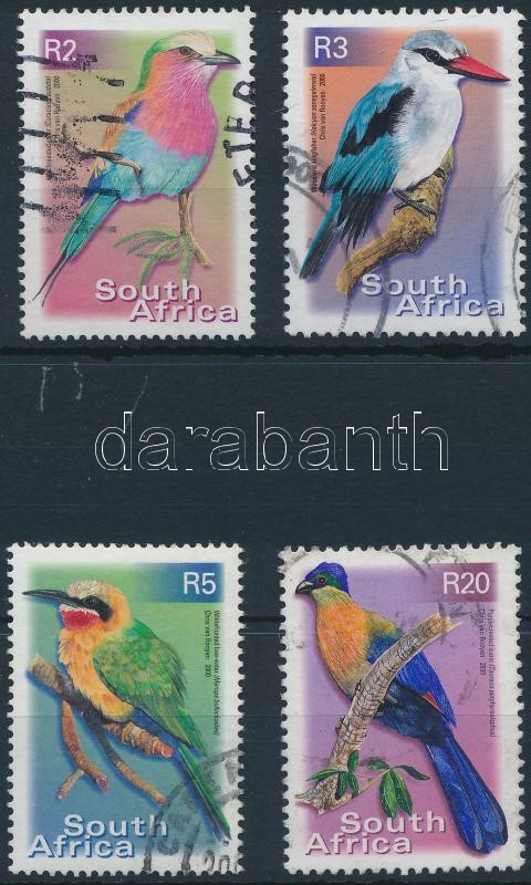 4 bird stamp, 4 db Madár bélyeg