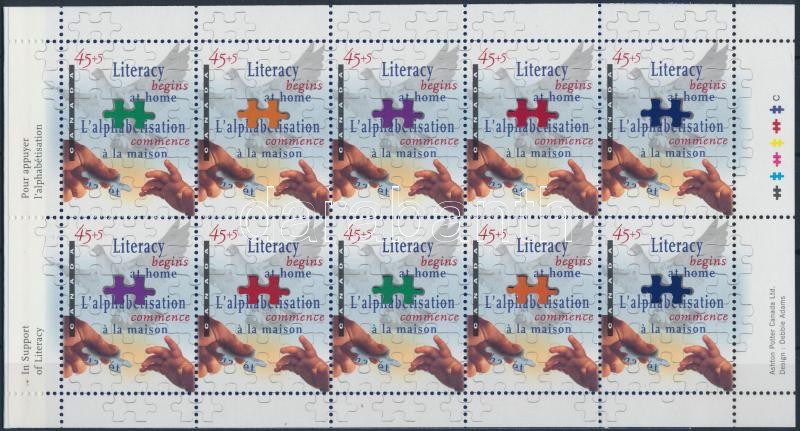 Analfabetizmus elleni kampány bélyegfüzet, Illiteracy campaign stamp-booklet