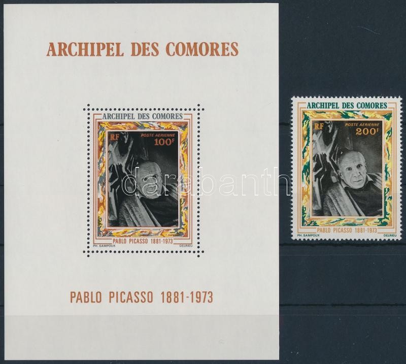Picasso + blokk, Picasso stamp + block