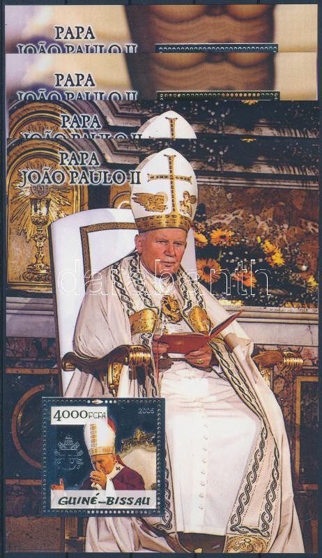 Pope John Paul II. blockset, II. János Pál pápa halála blokksor